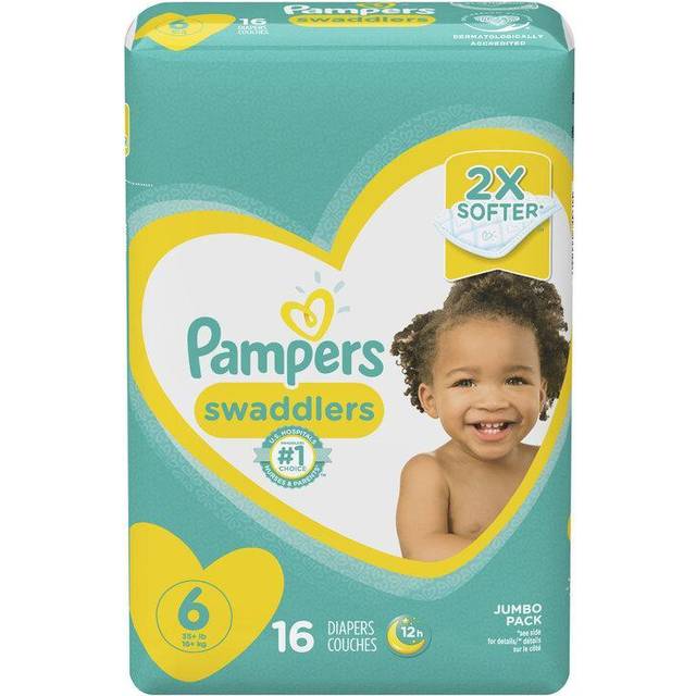 Pampers Swaddlers Diapers Size 6 Jumbo