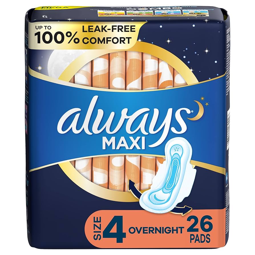 Always Maxi Size 4 Overnight (28 ct)