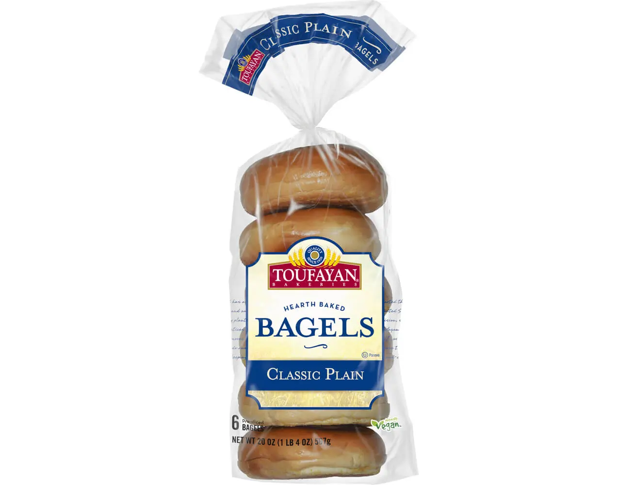 Toufayan Classic Plain Bagel