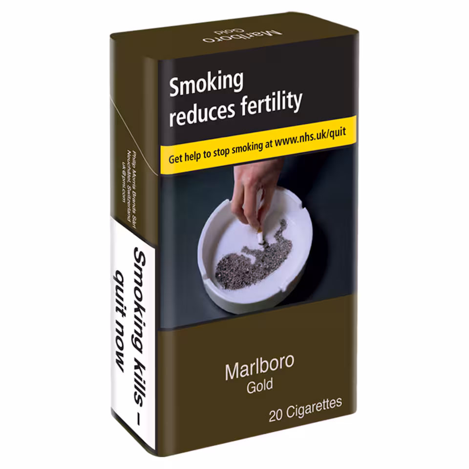 Cigarettes Packs Gold