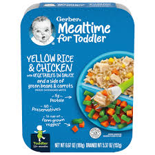 Gerber Mealtime for Toddler Yellow Rice & Chicken