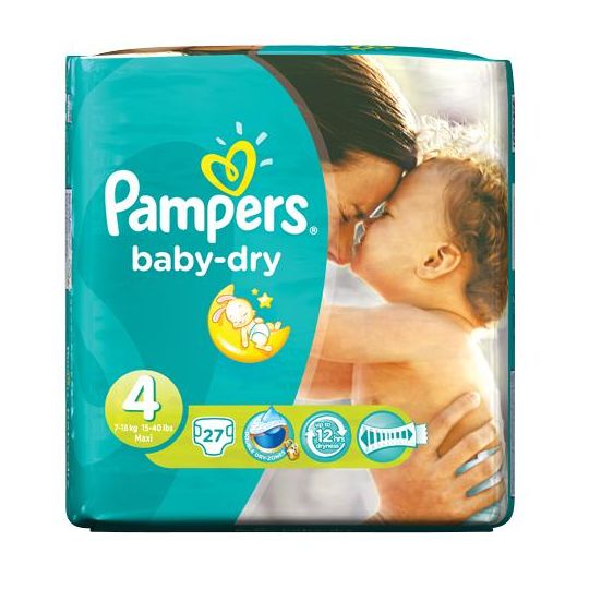 Pampers Baby-Dry Diapers Size 4