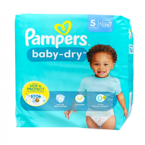 Pampers Baby-Dry Diapers Size 5