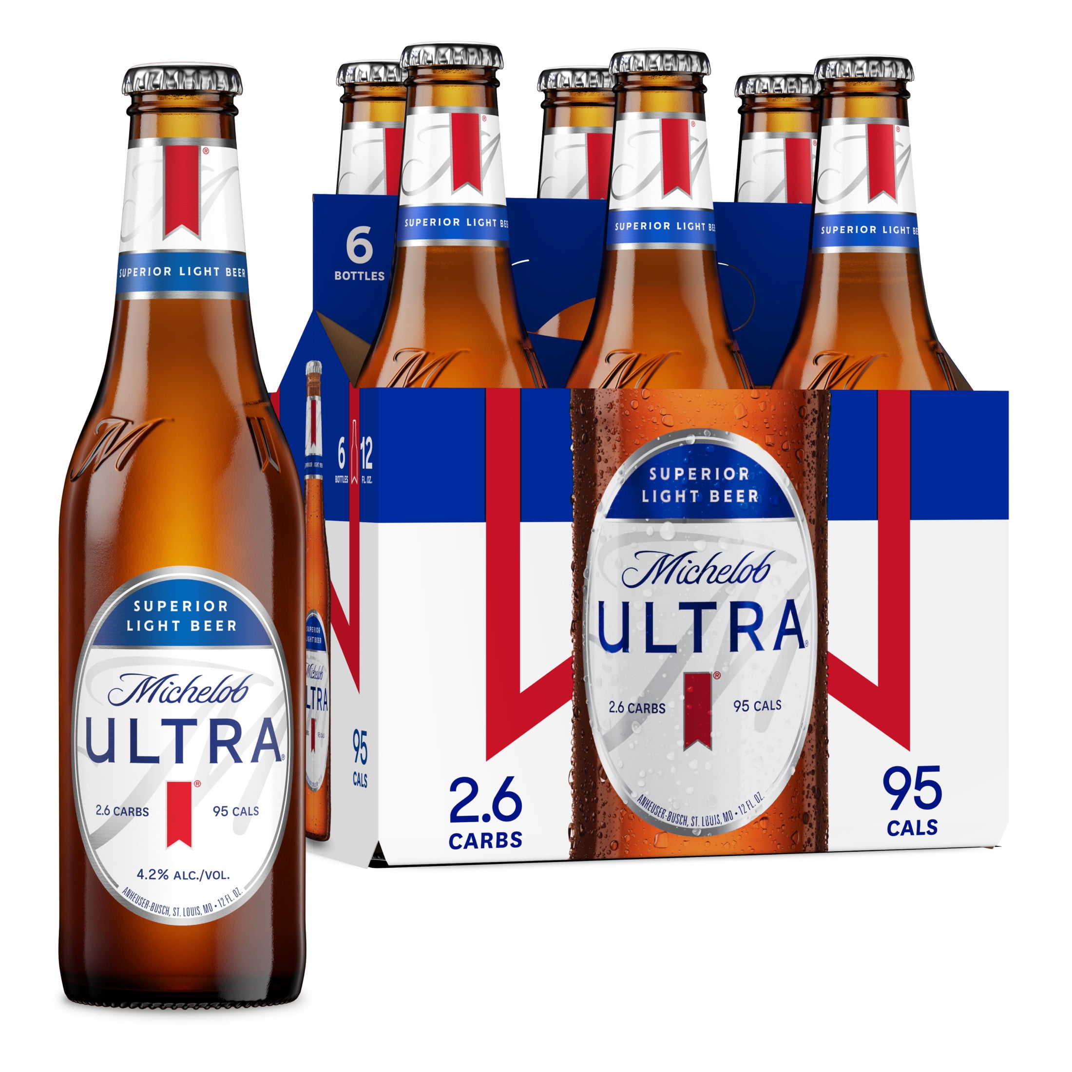 Michelob ULTRA Superior Light American Lager Beer 6pk