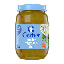 Gerber Natural For Baby Garden Veggies & Rice 6 oz