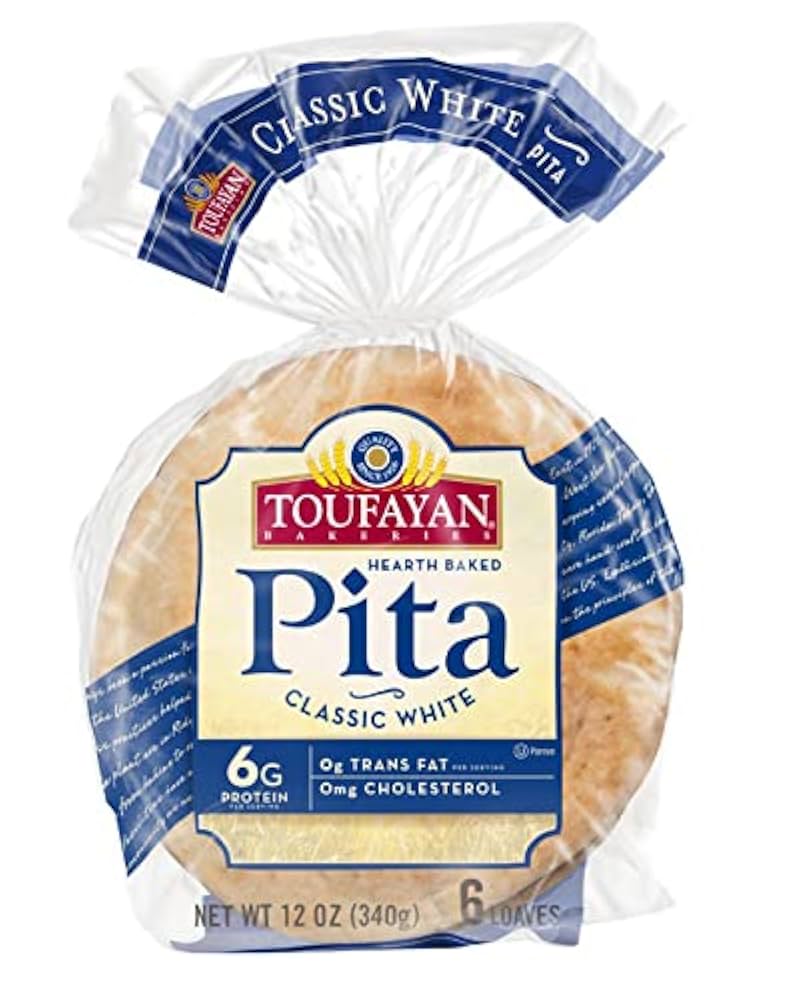 Toufayan Classic White Pita Bread