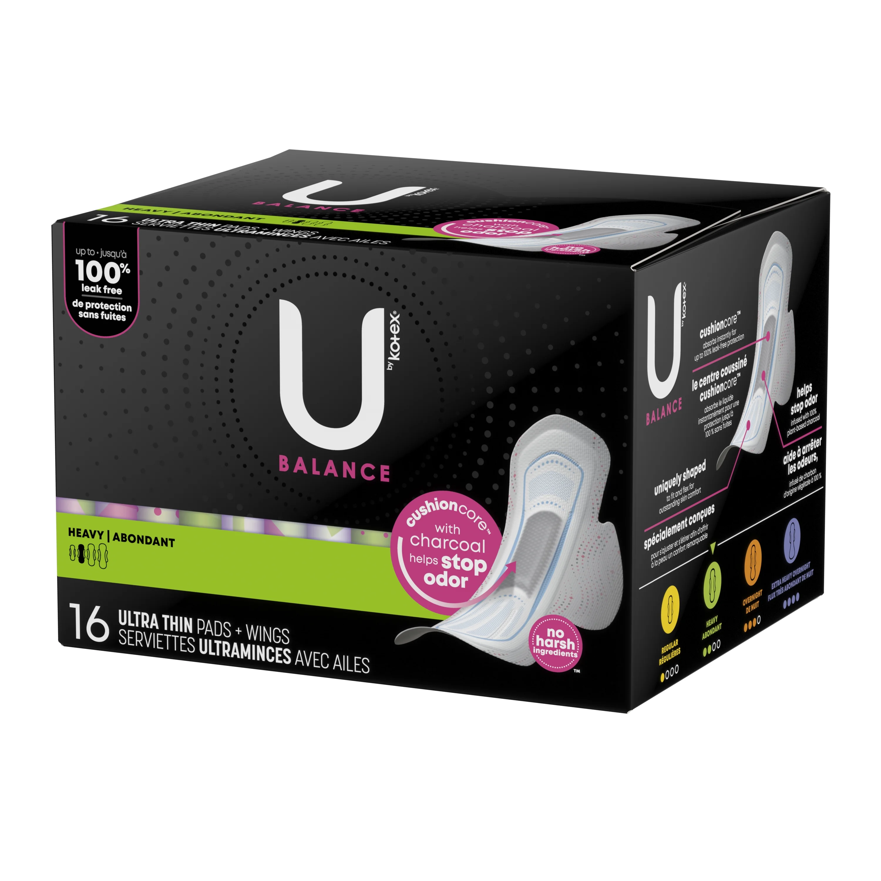 U by Kotex Balance Pads (16 ct)