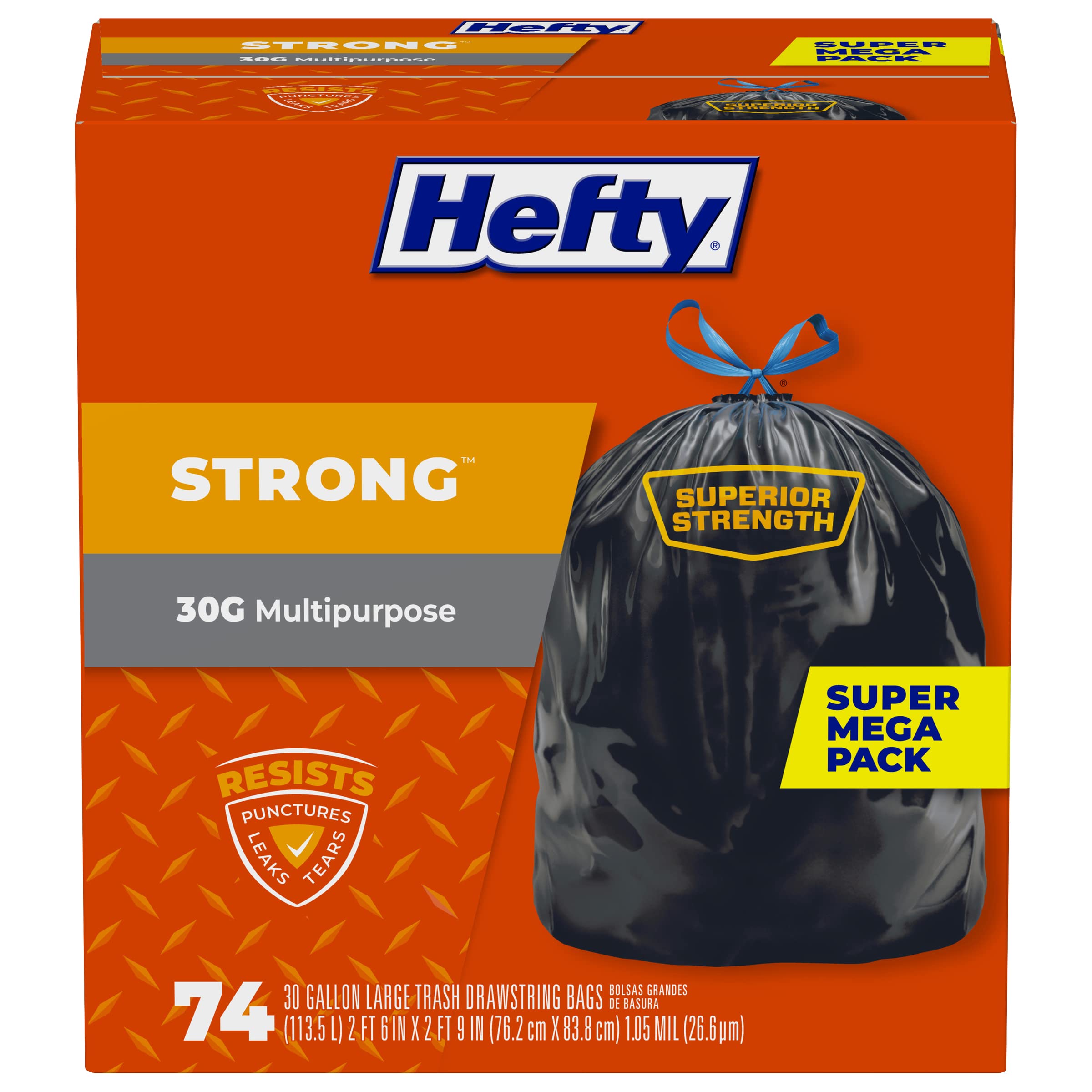 Hefty Ulltra Strong (30 Gal)