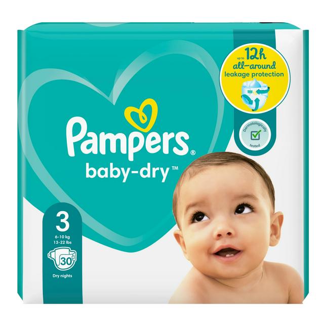 Pampers Baby-Dry Diapers Size 3