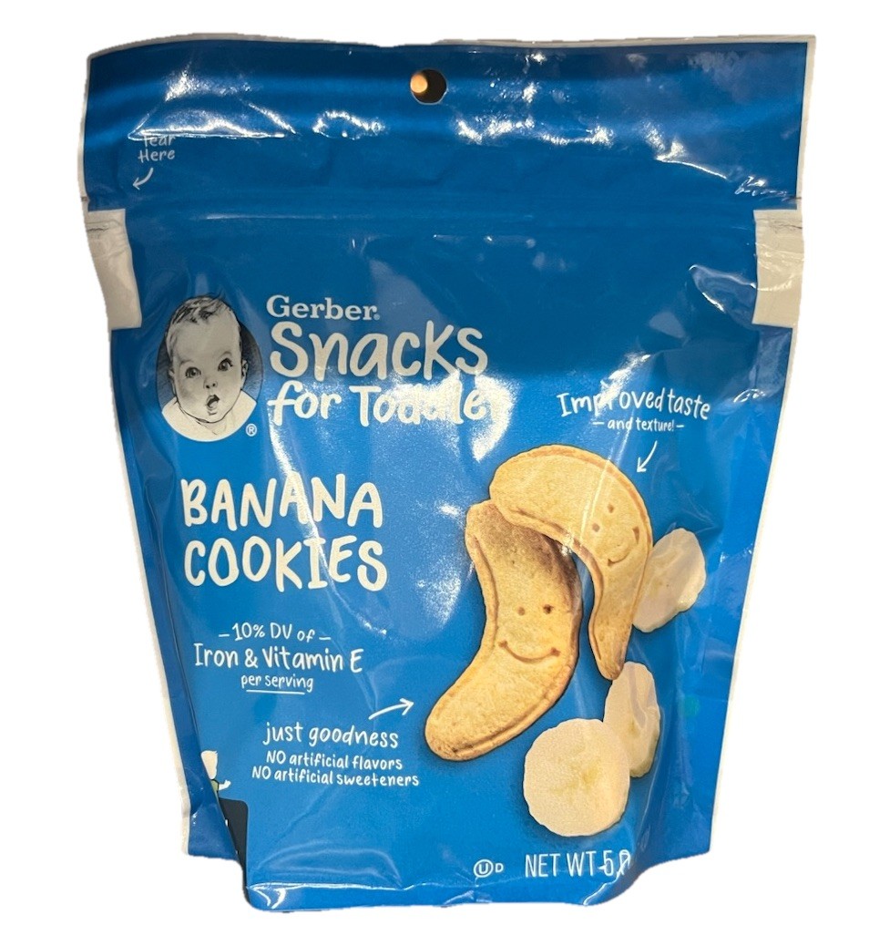 Gerber Banana Cookies 5 oz